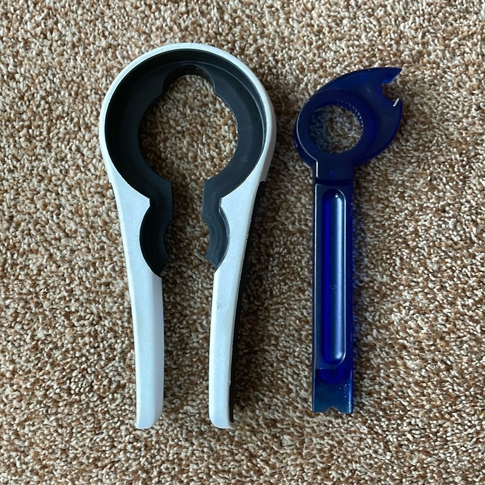 Pair of jar openers for seniors and those with arthritis